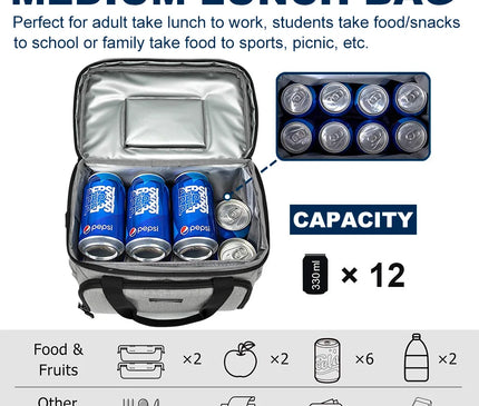 Sac Isotherme Portable 13L pour Repas