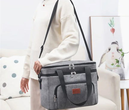 Sac Isotherme Polyester Rayé Utile