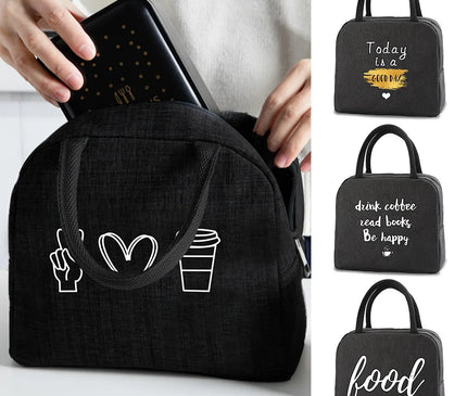 Sac Isotherme Toile Portable Déjeuner