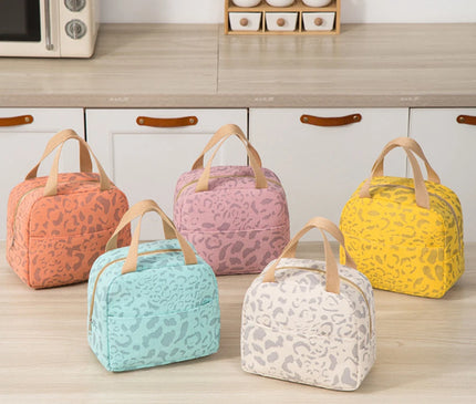 Sac Isotherme Compact Imprimé Jaune