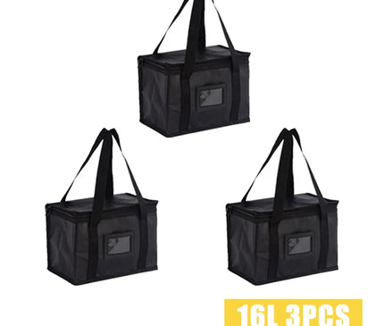 Lot de 3 Sacs Isothermes 16L Portables