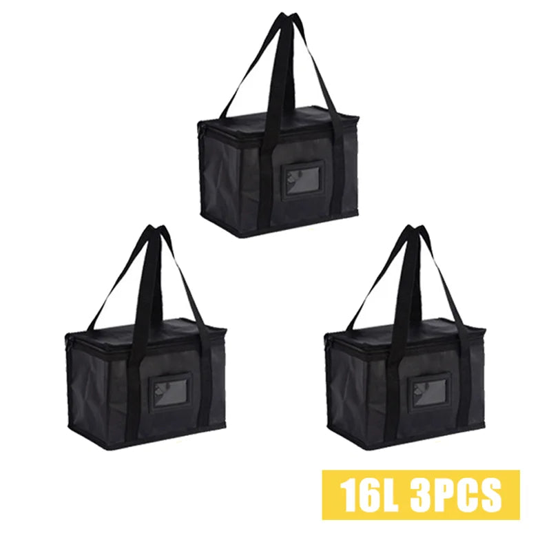 Lot de 3 Sacs Isothermes 16L Portables