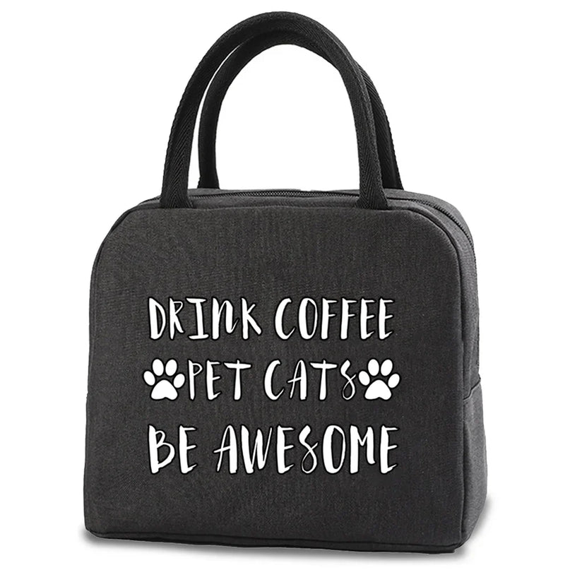 Sac Isotherme Toile Imprimé Chats