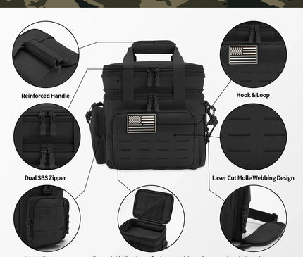 Sac Isotherme Tactique Extensible 18L