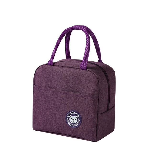 Sac Isotherme Violet Repas Portable