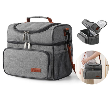 Sac Isotherme Portable Double Étages Floral