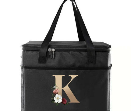 Sac Isotherme Pratique Motif Lettre Fleurie