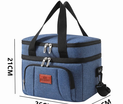 Sac Isotherme Thermique Deux Repas Oxford