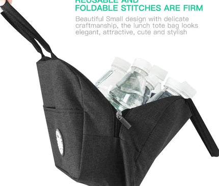 Sac Isotherme Déjeuner Imprimé Toile