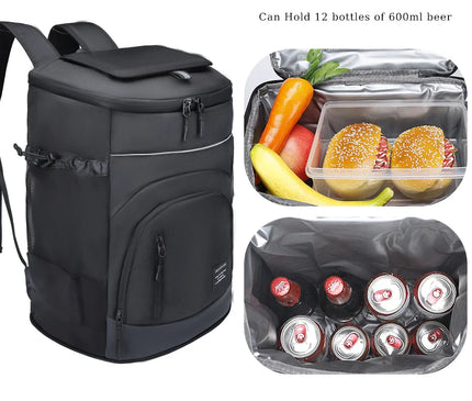 Sac Isotherme à Dos Réfrigérant 33L Portable