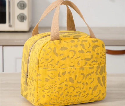 Sac Isotherme Compact Imprimé Jaune