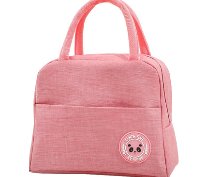 Sac Isotherme Rose Tissu Oxford