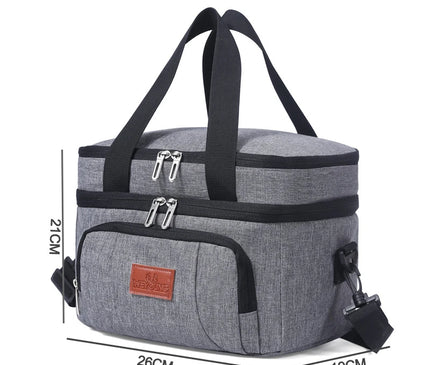 Sac Isotherme Double Compartiment pour Repas