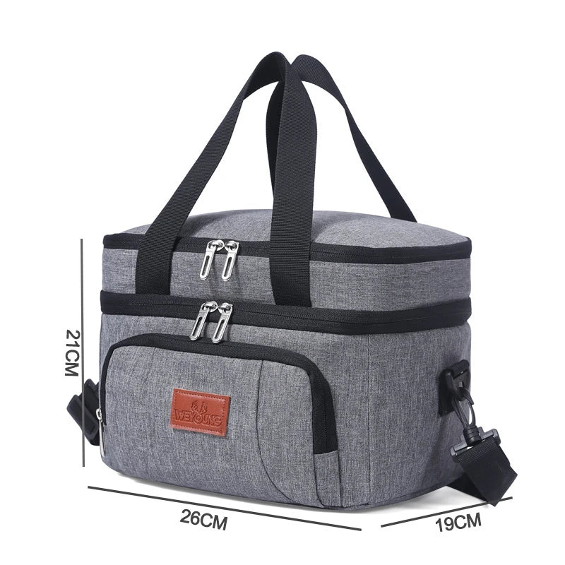 Sac Isotherme Double Compartiment pour Repas