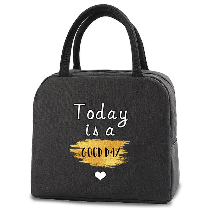 Sac Isotherme Déjeuner Imprimé Toile